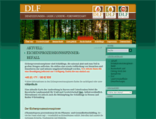 Tablet Screenshot of dlf-waldpflege.de